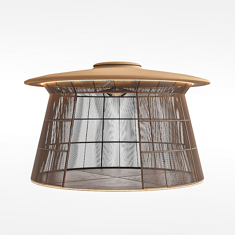 Patio furniture arrangement highlighting modular and modern outdoor design.