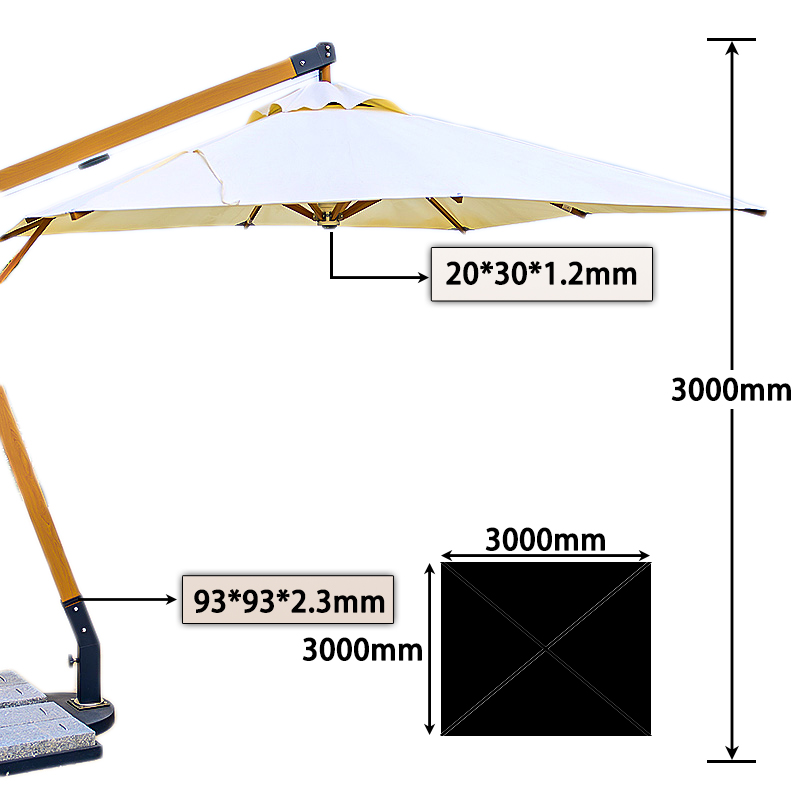 Detailed dimensions of outdoor furniture for backyard and garden planning.