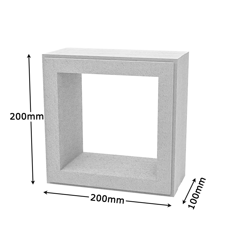 SQUARE-Foamed Ceramic Block