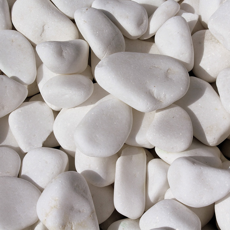 Pearl-Snow White Pebbles
