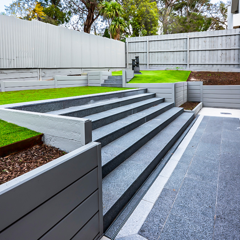 Backyard seating arrangement showcasing comfort.