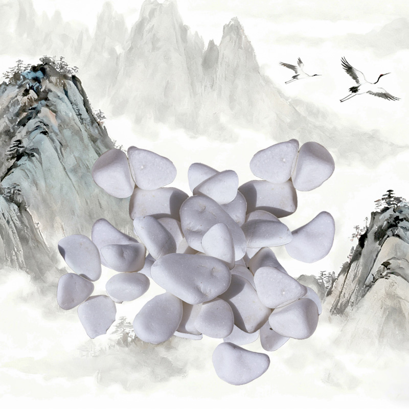 Pearl-Snow White Pebbles