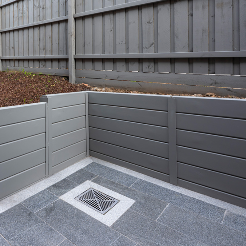 Patio furniture highlighting outdoor modular design.