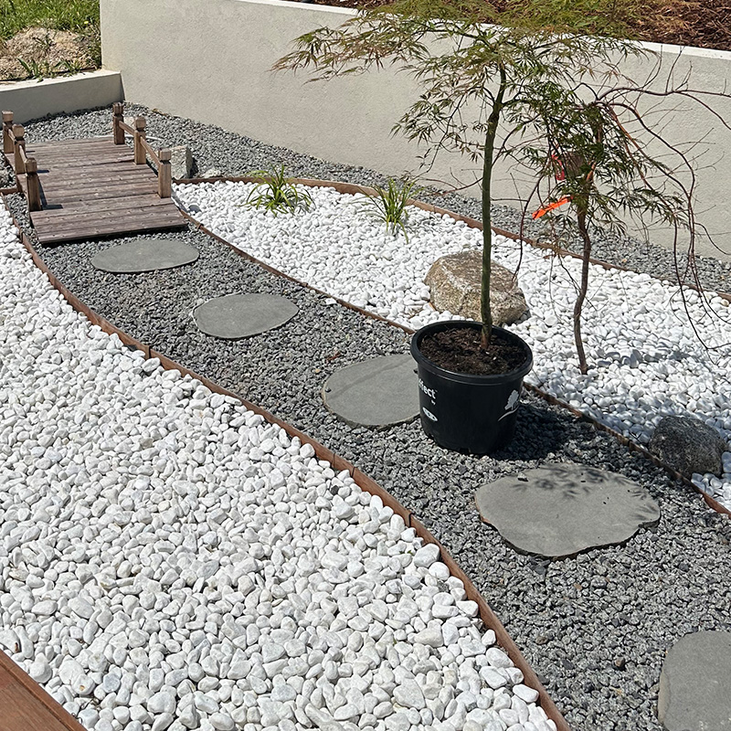 Pearl-Snow White Pebbles