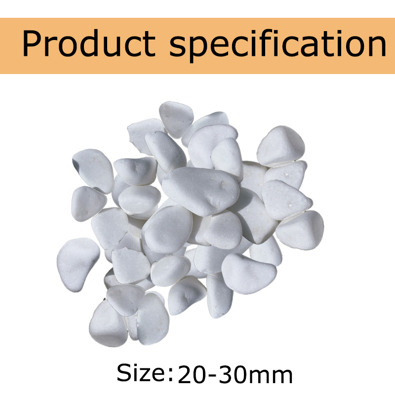 Pearl-Snow White Pebbles