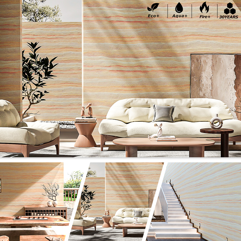 Rammed Earth Wall-Soft Stone