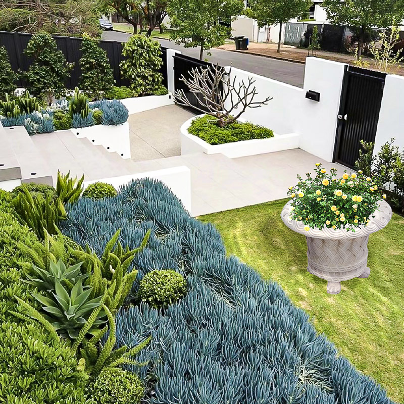 Cordara-Granite Stone Flower Pot