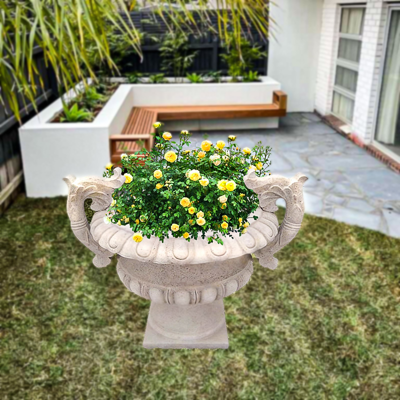 Floragon-Granite Stone Flower Pot