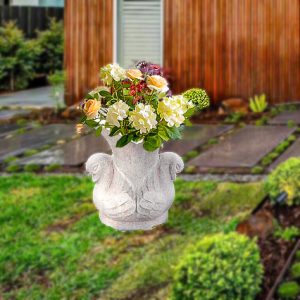 Twinora-Granite Stone Flower Pot