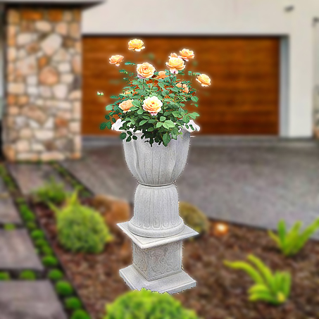 Lotara-Granite Stone Flower Pot