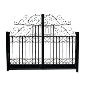 Amour -Curved Arch Top Double Swing Gate