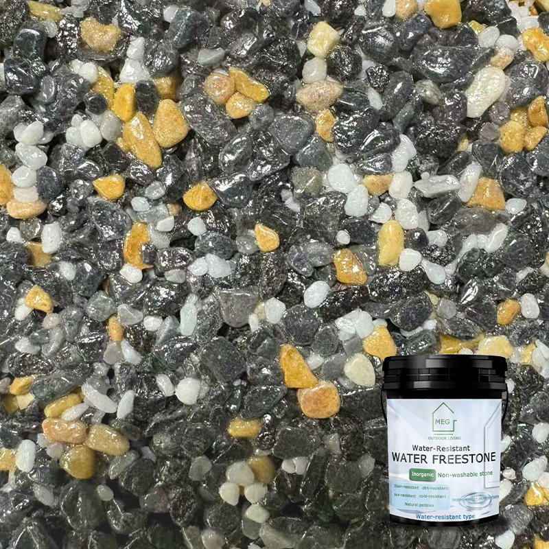 Night Harbor- Resin Washed Stone