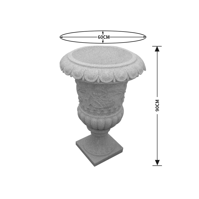 Venera-Granite Stone Flower Pot