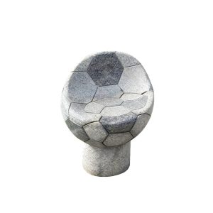 Soccer Chair-Granite Stone Sculpture