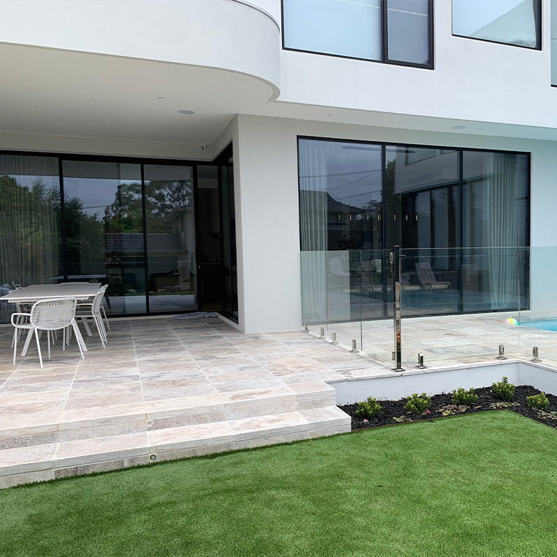 Modern patio furniture set for backyard seating and garden décor.