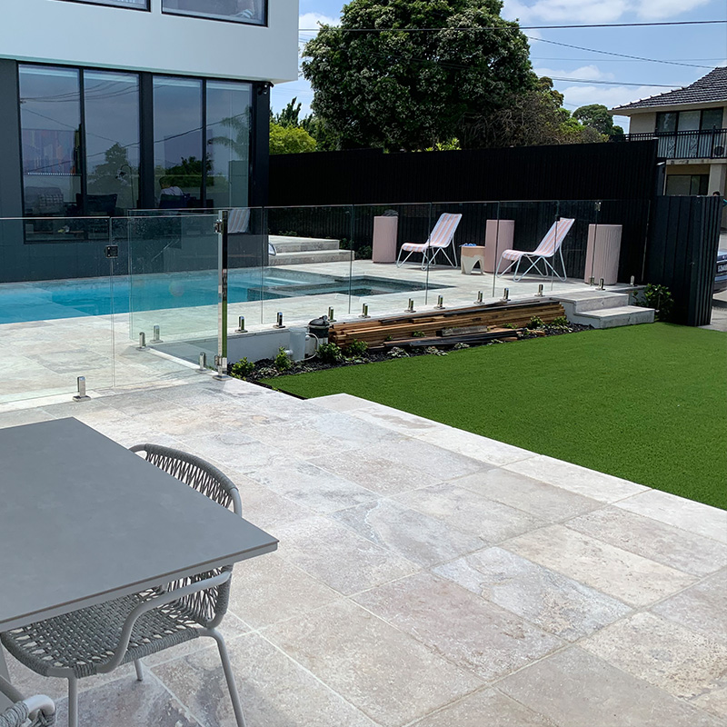 Outdoor modular furniture with functional and aesthetic design.