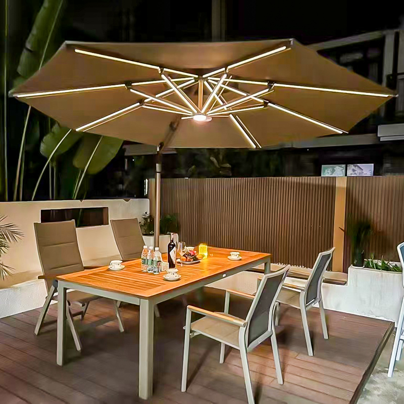 Elegant backyard seating arrangement enhancing outdoor space and garden design.