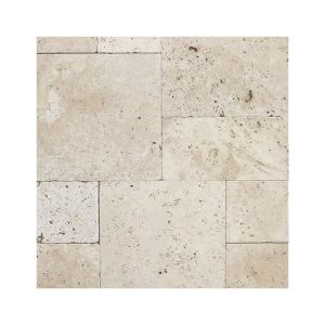 Ivory Ridge-French Pattern Ivory Travertine Tiles