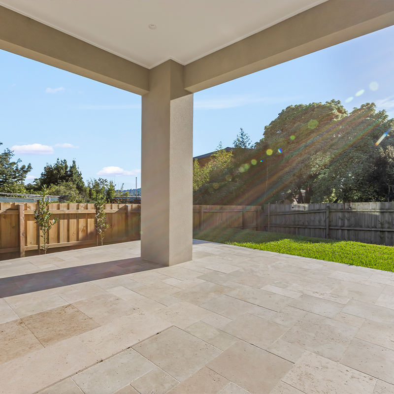 Ivory Ridge-French Pattern Ivory Travertine Tiles