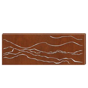 STRATA-Corten Steel Decorative Panel