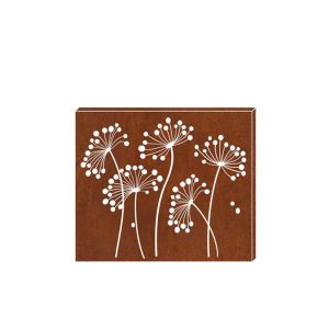 Petal Ring-Corten Steel Decorative Panel