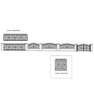 Medium French Style Fence Set