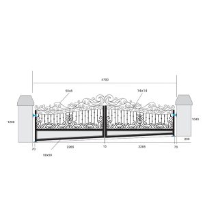 Luxurious French Style Fence Set